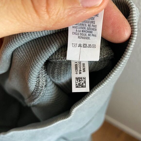 Offline by Aerie High Waist Legging Pants Fitted Striped Green Gray XL - Picture 5 of 7